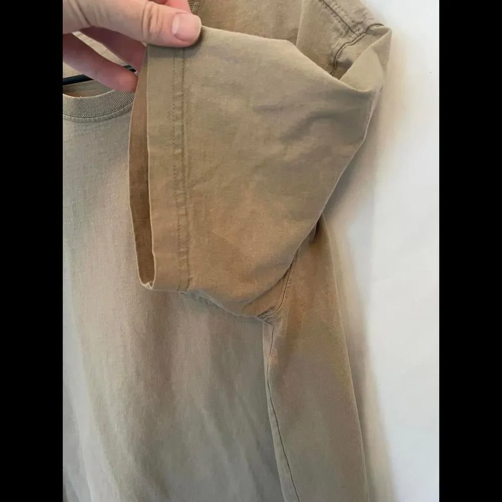 Carhartt Brown Pocket Tee Shirt Brown Mens Size Medium - Picture 4 of 7